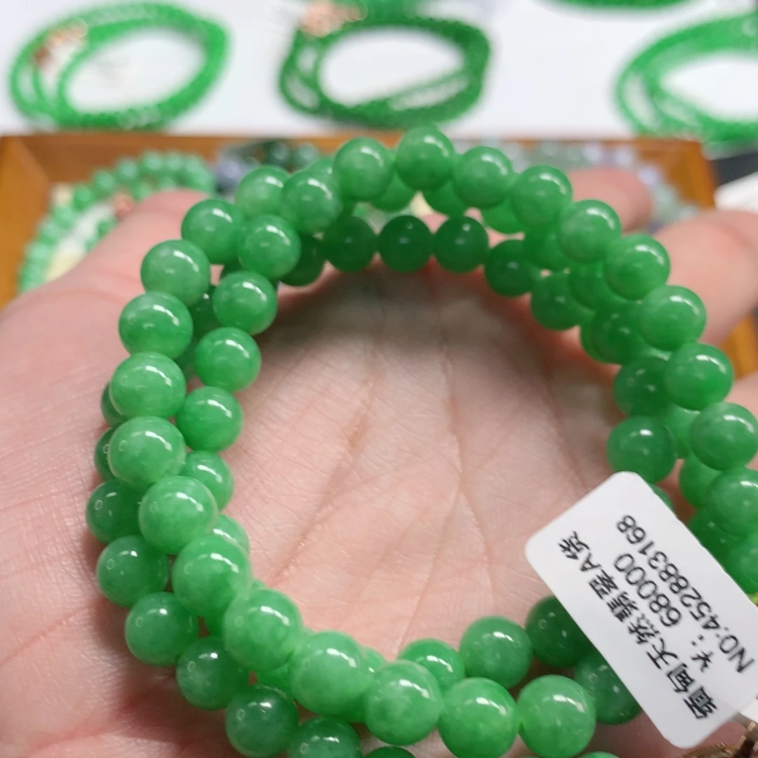 未镶嵌手链翡翠翡翠