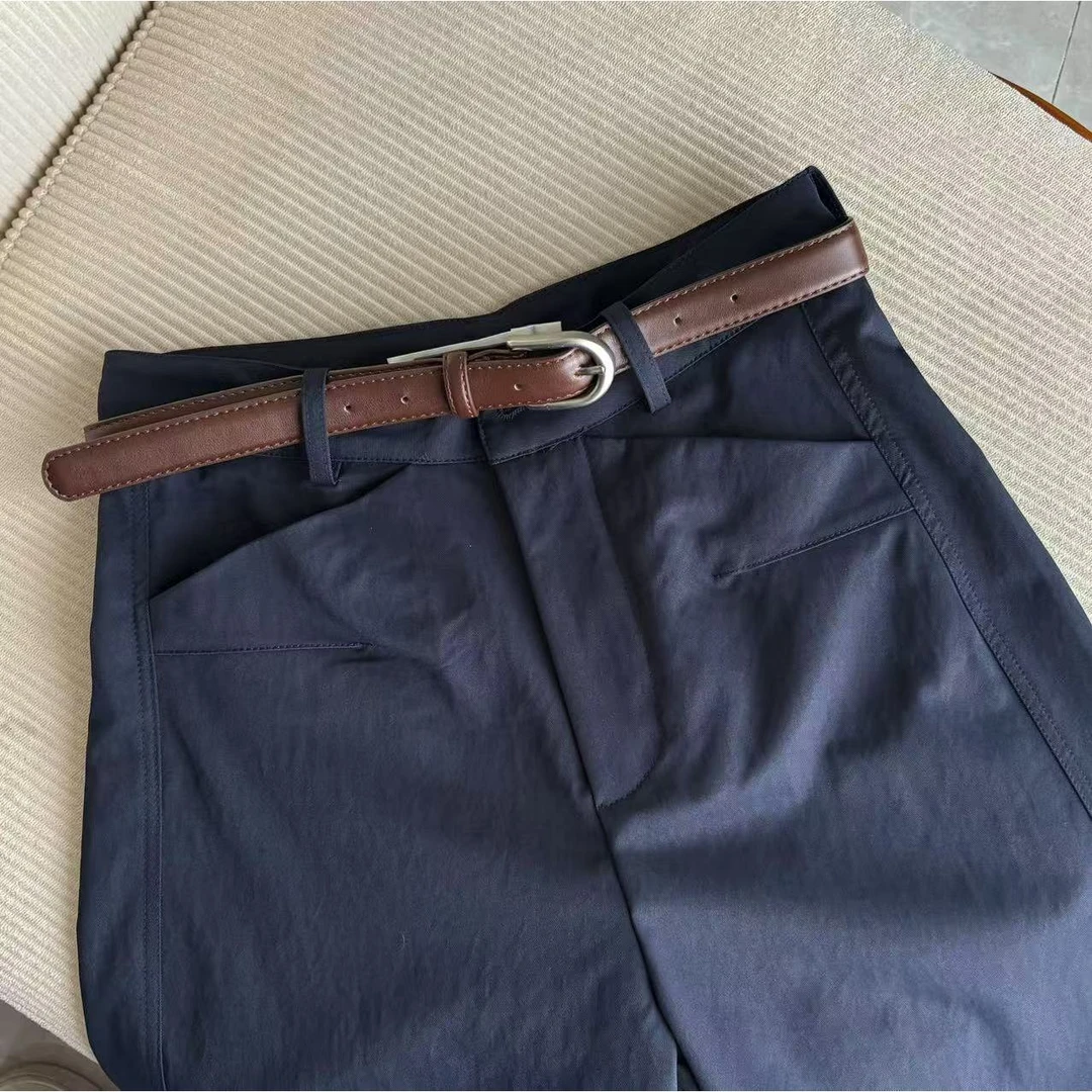 【CHEN】007洋气时尚显瘦直筒宽松百搭显瘦休闲裤25011914