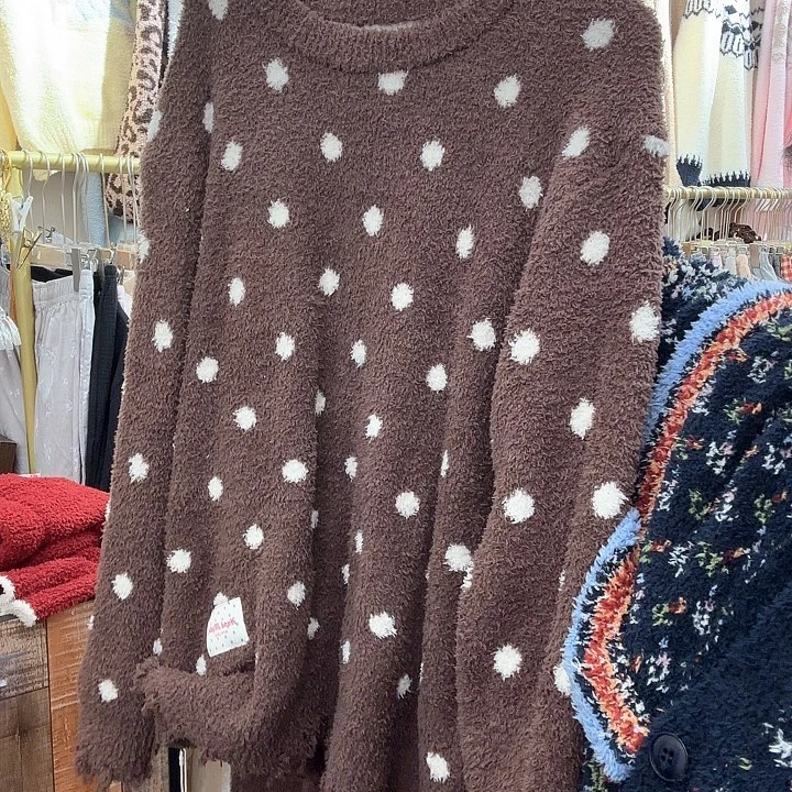 三醋酯纤维咖色波点