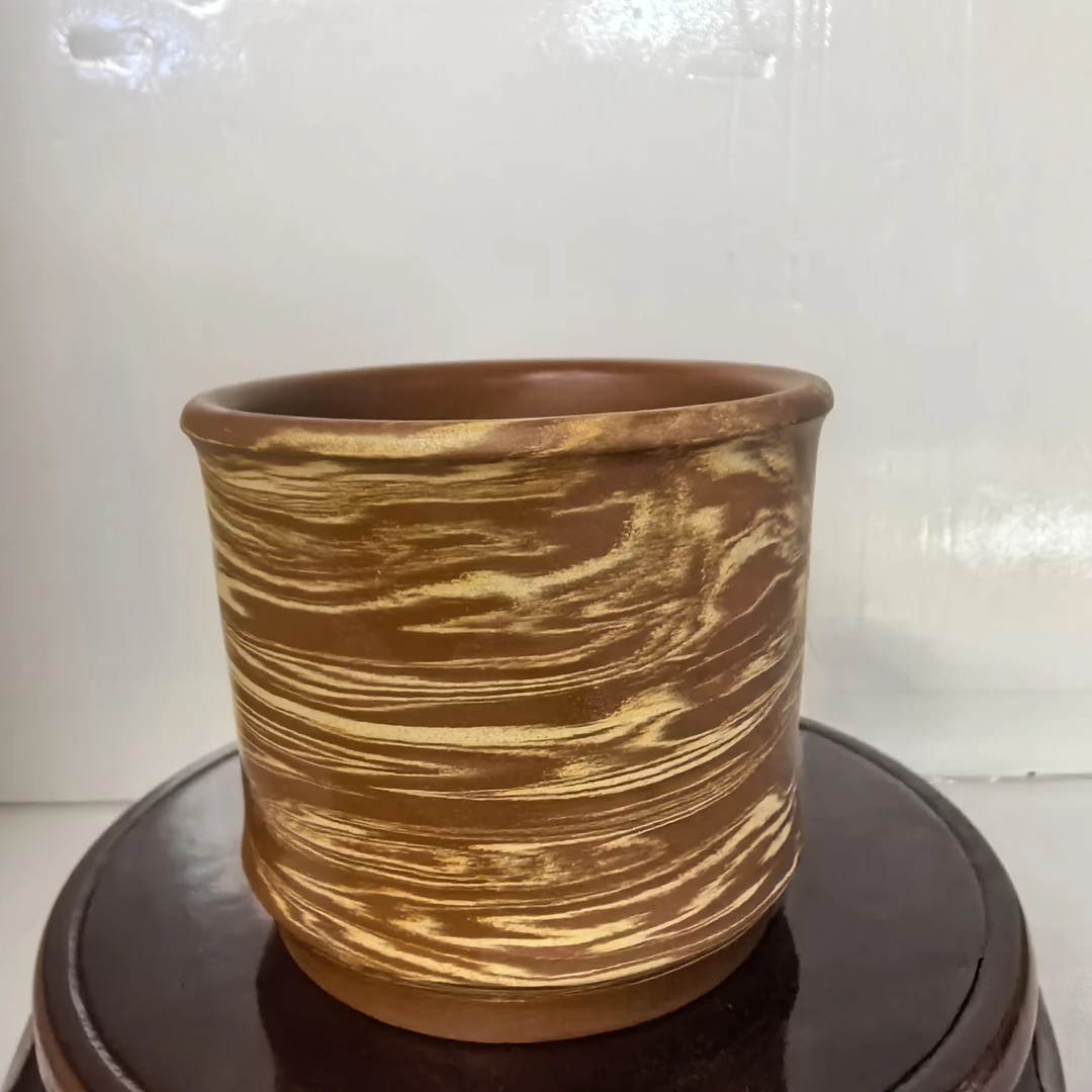 宜兴紫砂底槽清，主人杯，120cc左右，半手工制作