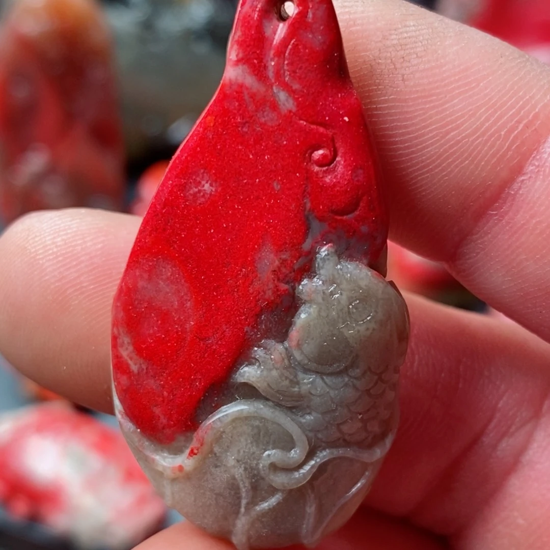 昌化鸡血石昌化鸡血石挂件