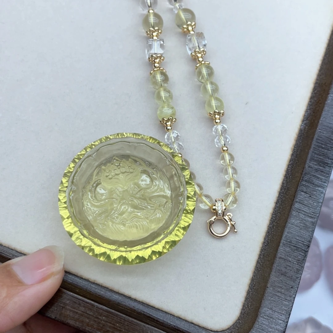 水晶吊坠(不含链)未镶嵌洋**y