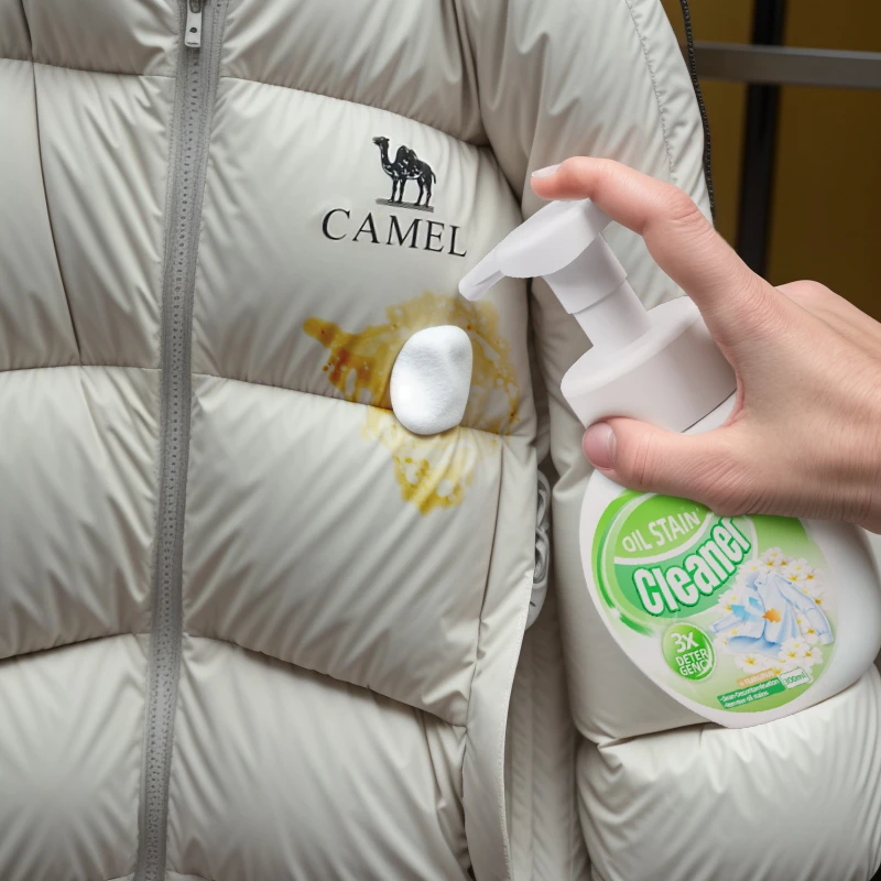 羽绒服去油剂免水洗泡沫专用清洗剂衣服去油污渍神器衣物强力清洁