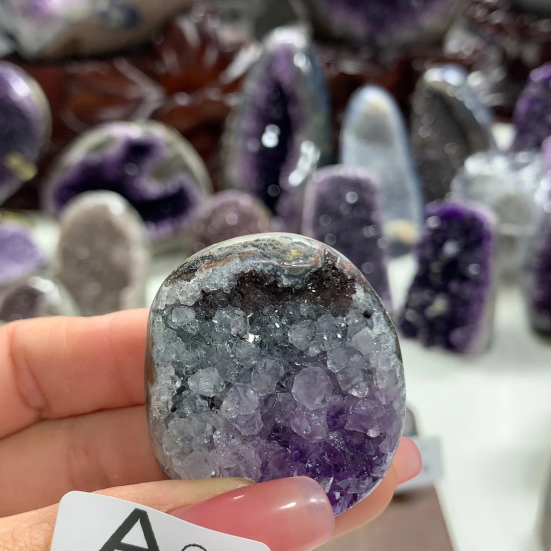 紫晶摆件未镶嵌水晶