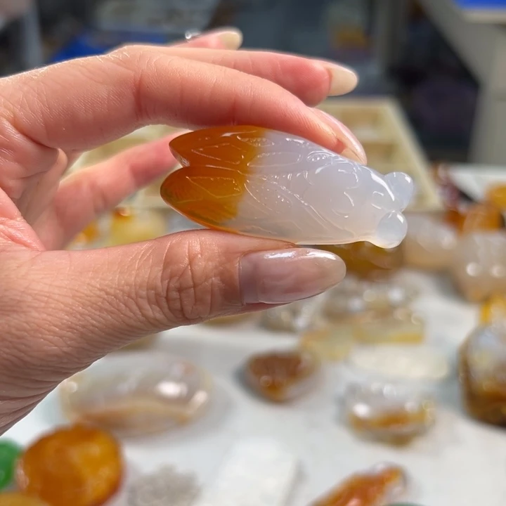 玛瑙/玉髓吊坠(不含链)未镶嵌