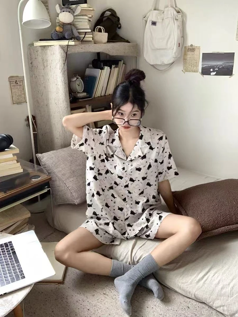 ML-夏季家居服上衣＋短裤