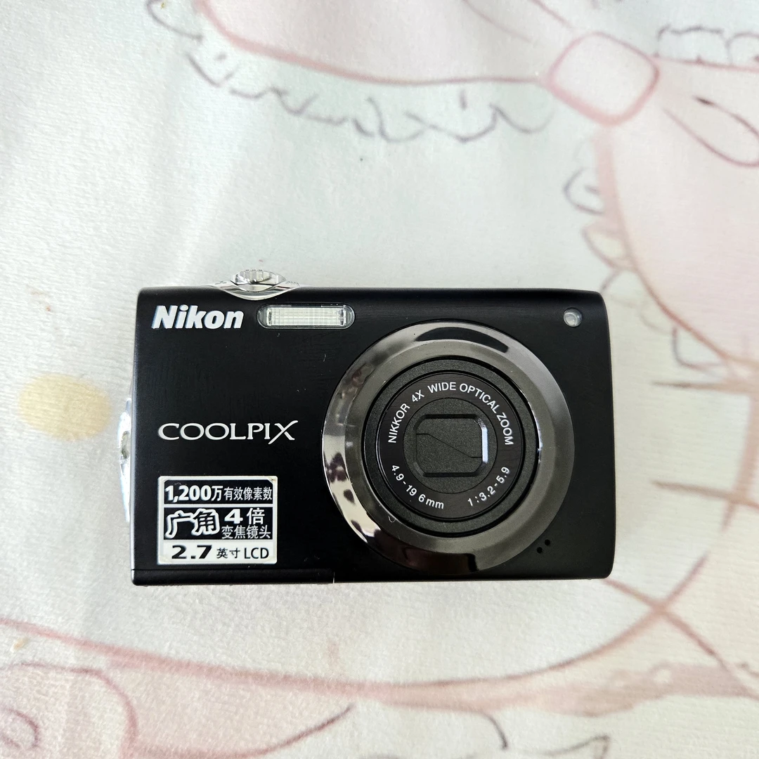 9新 Nikon/尼康 S3000黑色复古冷白多滤镜1200万像素4x光学