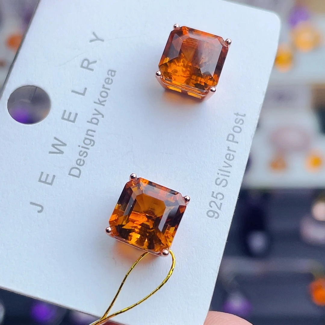 珠宝半成品水晶银S925镶嵌天然保真