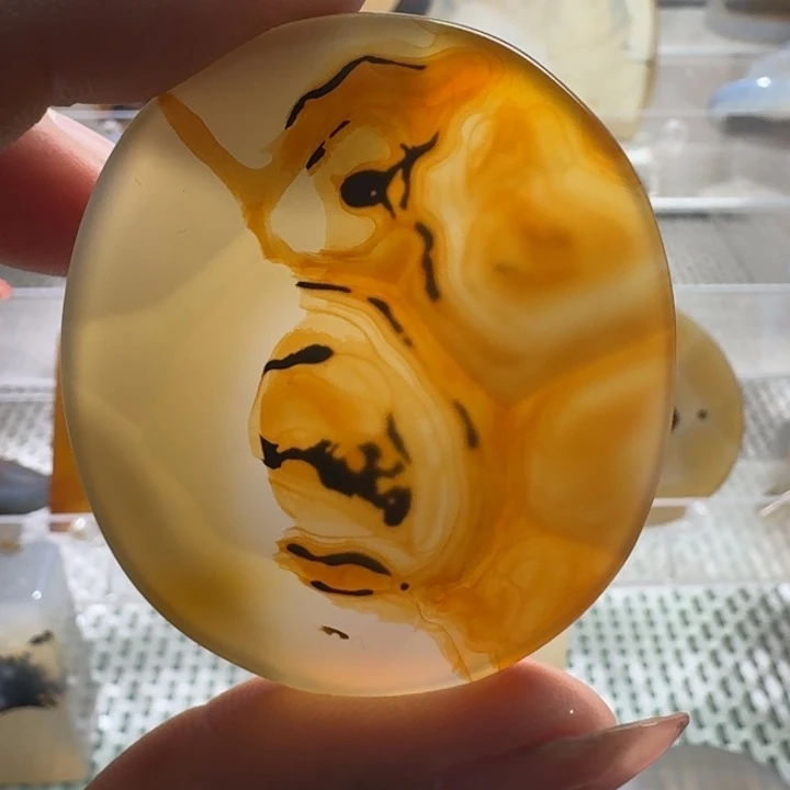 玛瑙/玉髓未镶嵌项链
