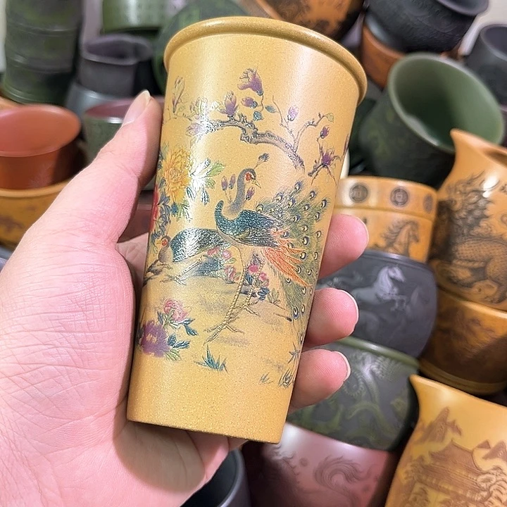 茶杯紫砂全手工紫砂主人杯