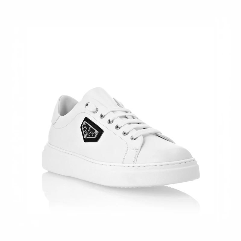 PHILIPP PLEIN 男女PLEIN徽标低帮休闲板鞋
