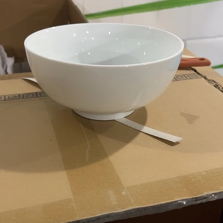 瓷片高白泥七英寸罗汉面碗四个包邮