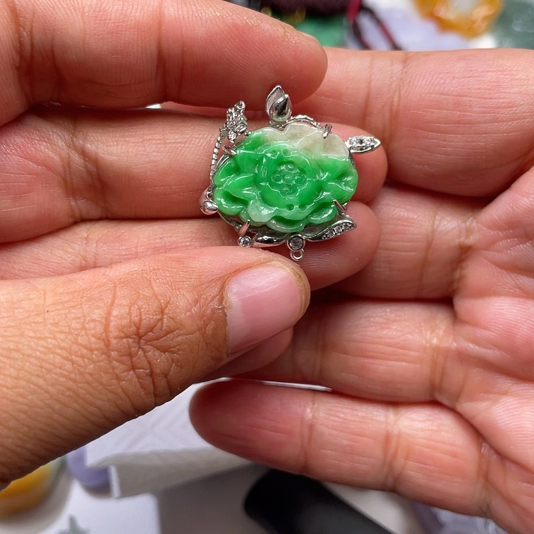 颈饰未镶嵌翡翠翡玉缘翡翠