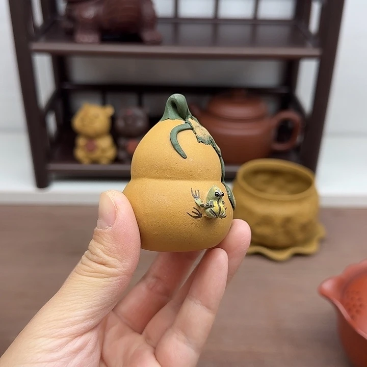 段泥茶案喷水茶宠茶宠