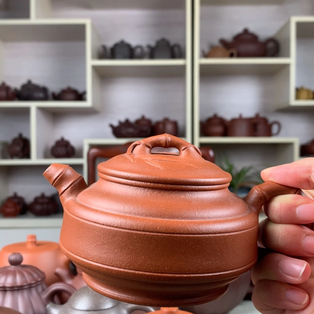 赤***螭紫砂茶壶紫砂壶半手工