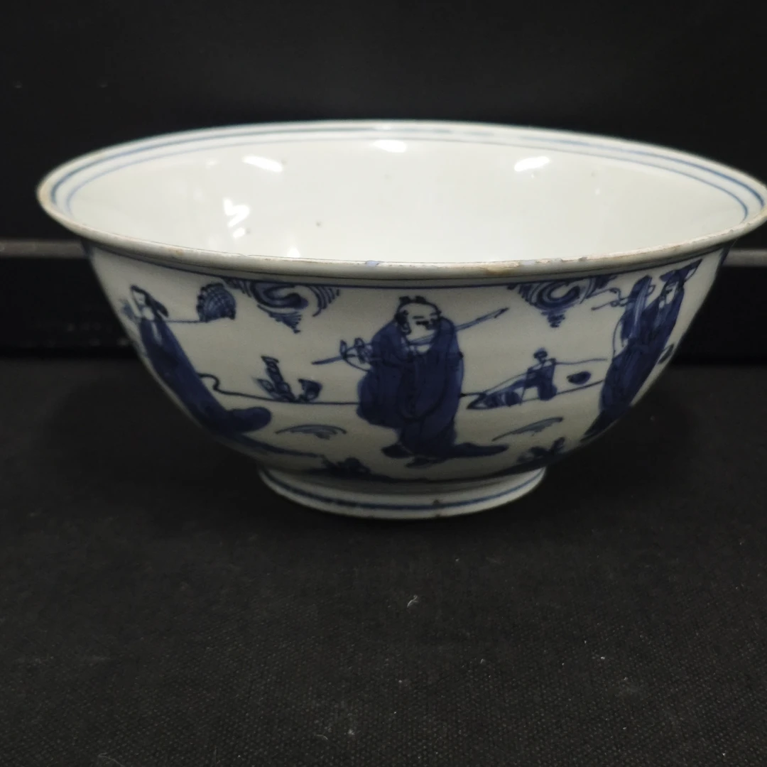 明 青花八仙碗XO-0008