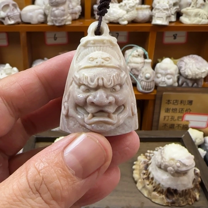 d***亮非金属配饰鹿角雕刻一个