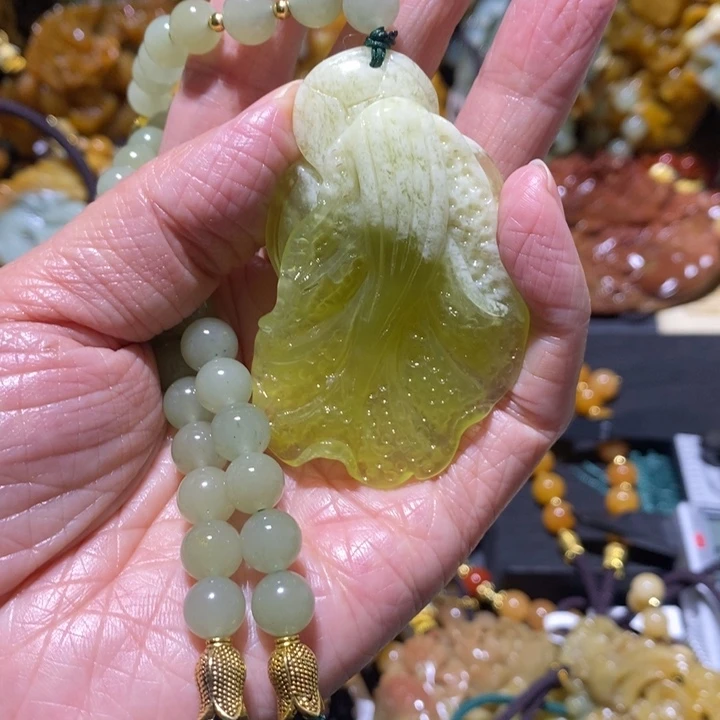 岫玉岫玉吊坠未镶嵌