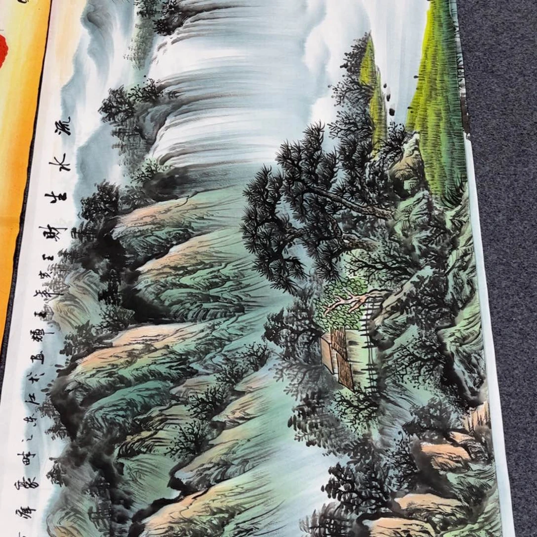 国画山水作品手绘