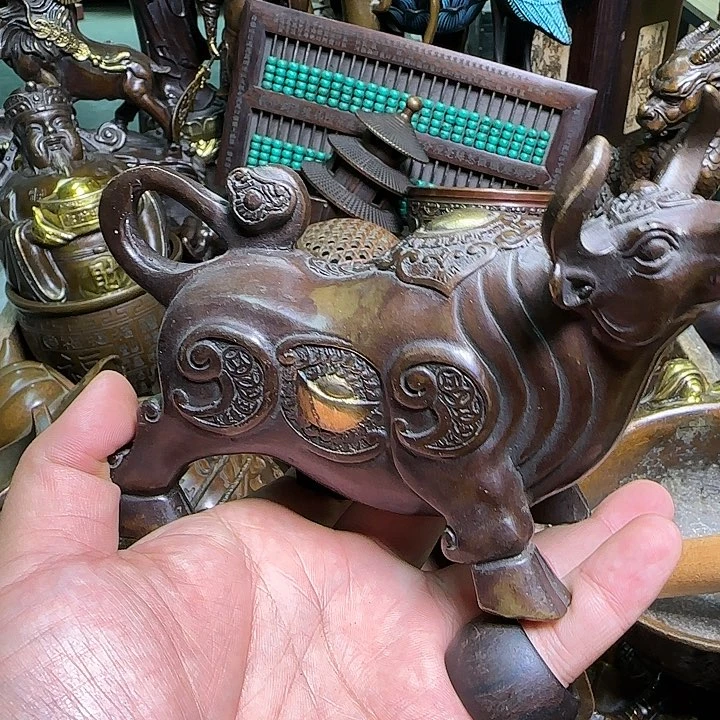 铜器办公室茶室摆件