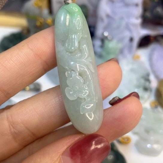 翡翠未镶嵌颈饰拍2单128元发货