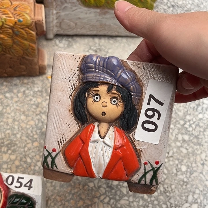 粗陶材质多肉花盆