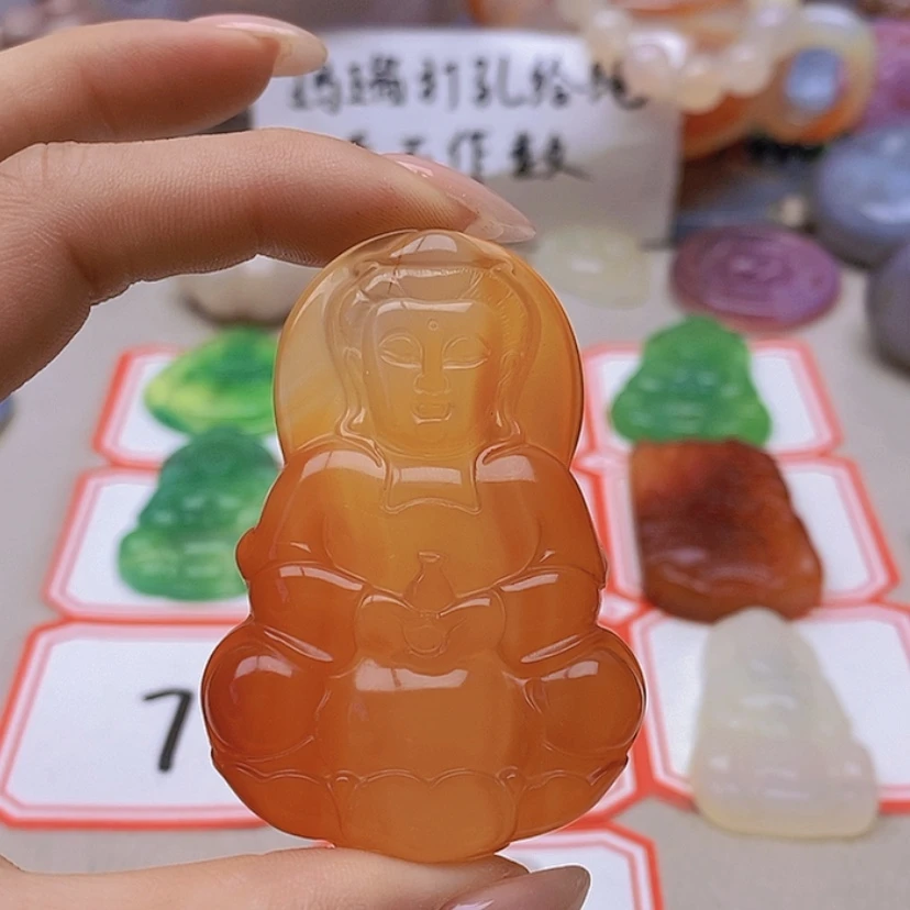 【闪购商品】未镶嵌玛瑙/玉髓珠宝半成品迷**心