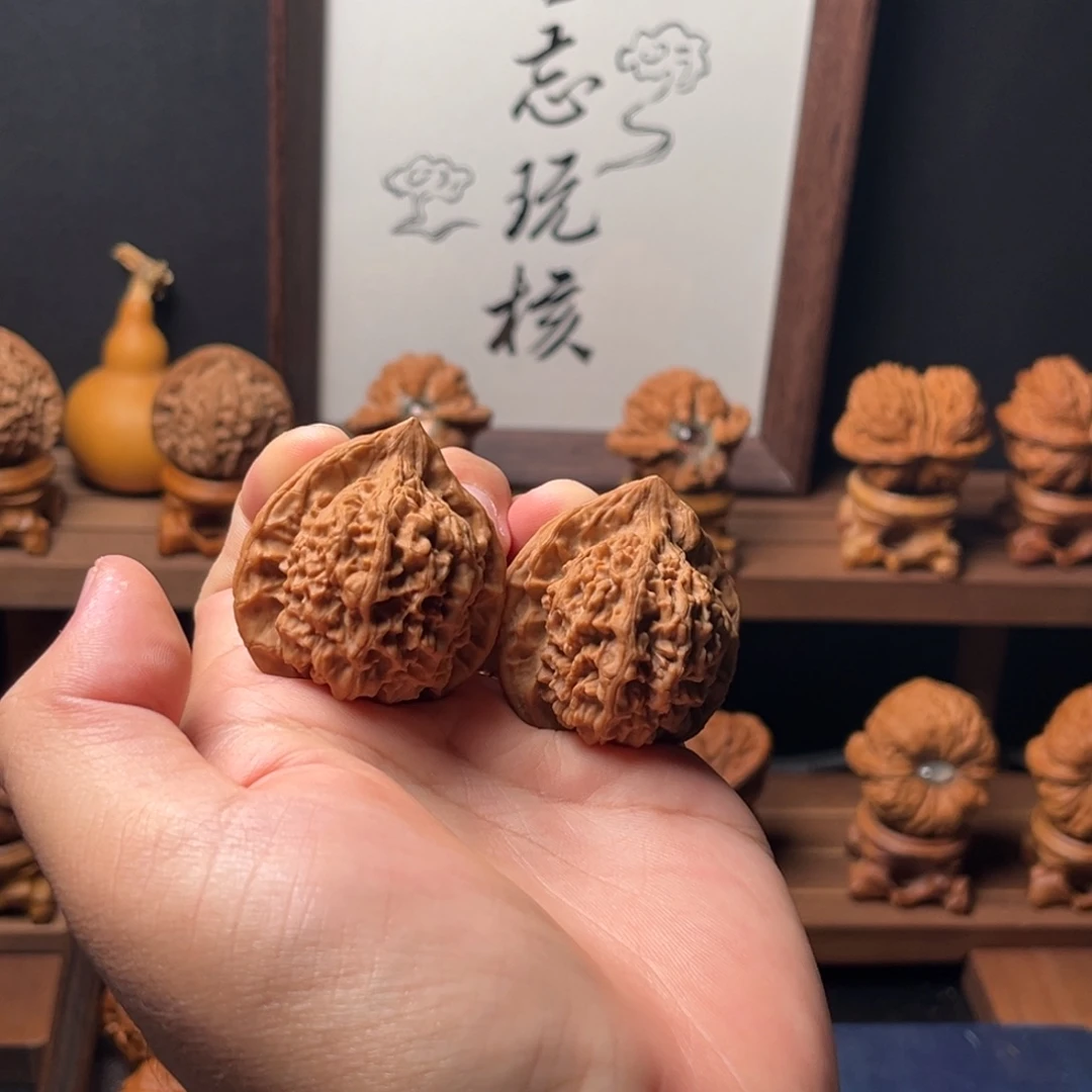 吊坠文玩核桃39mm全品公子帽