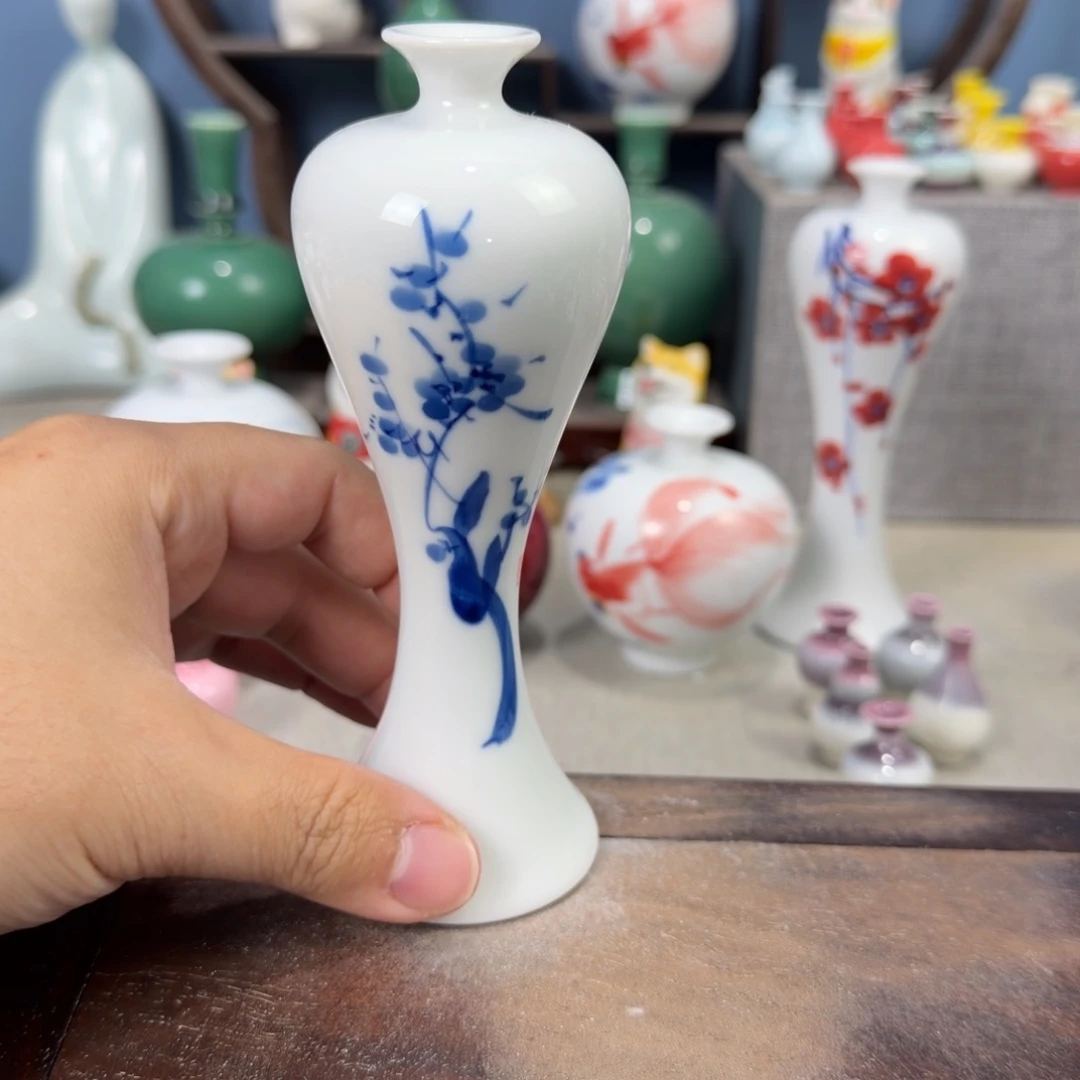 陶瓷手工小花器摆件