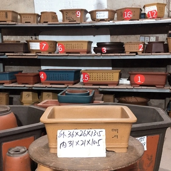 紫砂紫砂花盆包邮