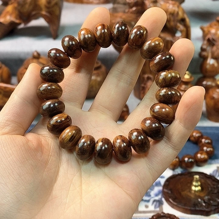 黄花梨/降香黄檀海南黄花梨算盘手串
