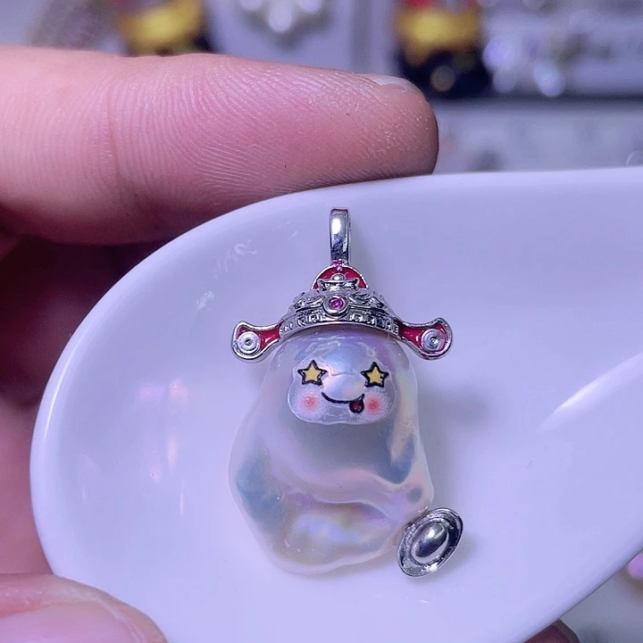 淡水珍珠合金颈饰17