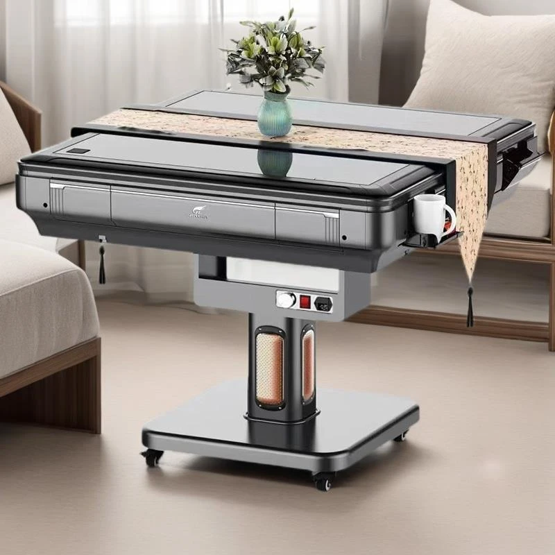 官方正品雀牌友自麻将机全自动折叠麻将桌餐桌两用四口机电动取暖