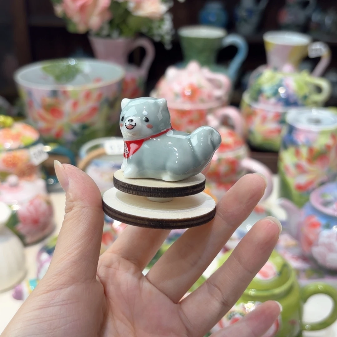 景德镇手绘高温釉下彩陶瓷茶具