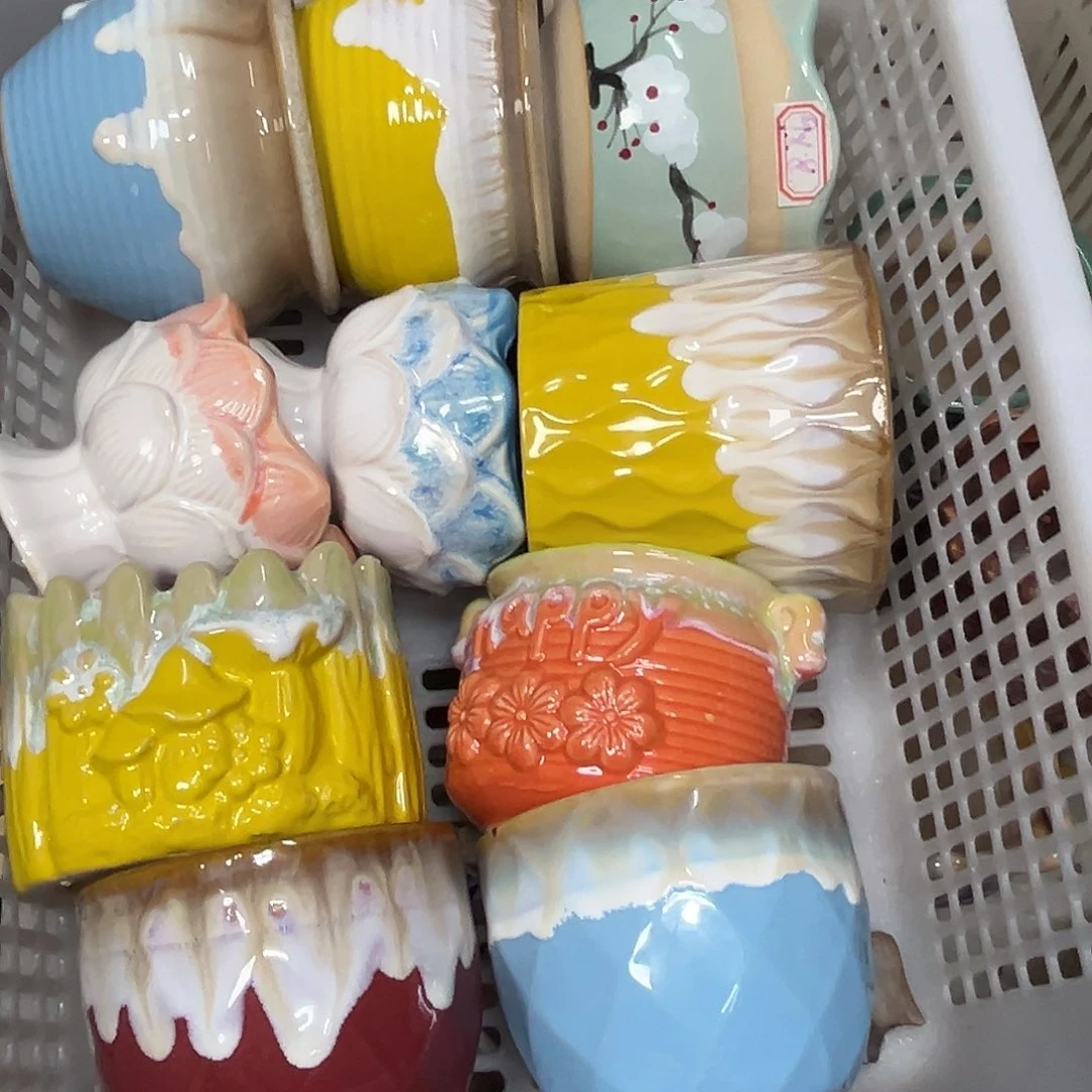 陶瓷花盆特价上新口8-1 0厘米