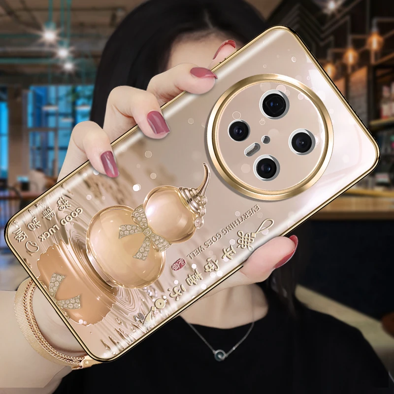 适用华为mate70pro葫芦手机壳全包防摔pura80新款60+高级轻奢高档