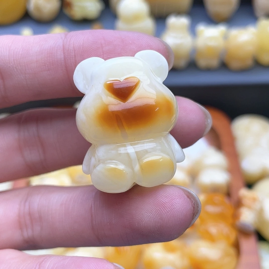 琥珀裸石未镶嵌蜜蜡