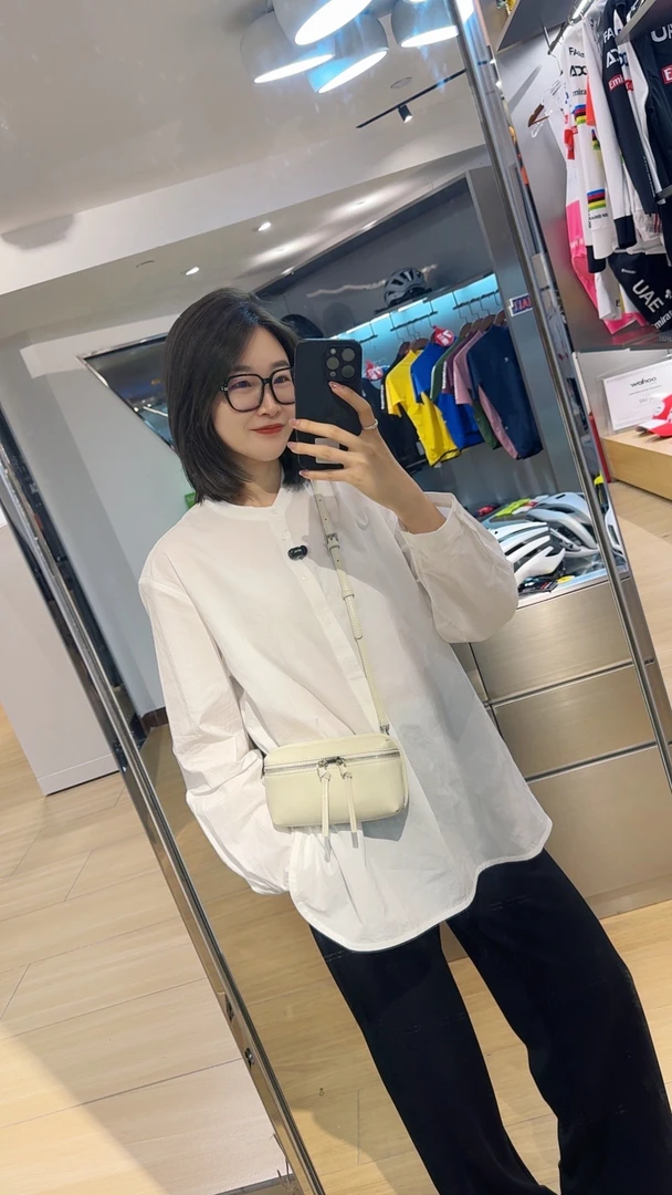 072 & RICE【雪贝】100纯棉 秋季休闲圆领长袖衬衫 32LC02