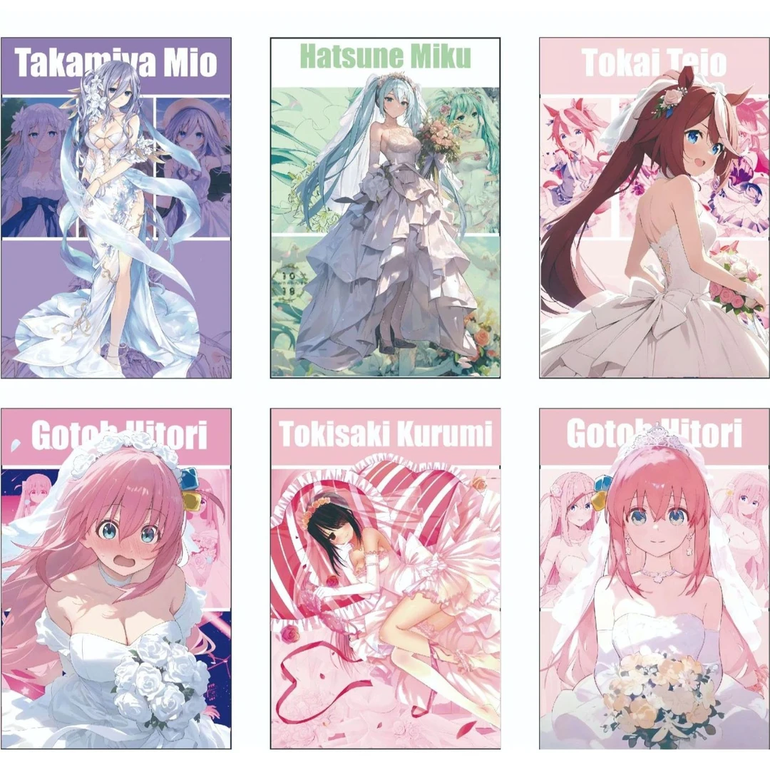 【百款IP女角色】高透美少女动漫亚克力水晶砖可选（代拆）