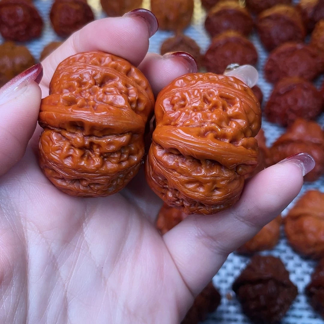 桃核吊坠文玩核桃 手把件 元宝 40