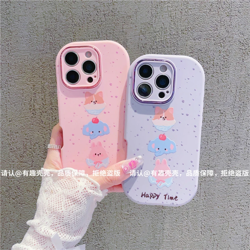 金属小胖妹适用苹果17/iPhone/华为荣耀/VIVO/OPPO/小米手机壳潮