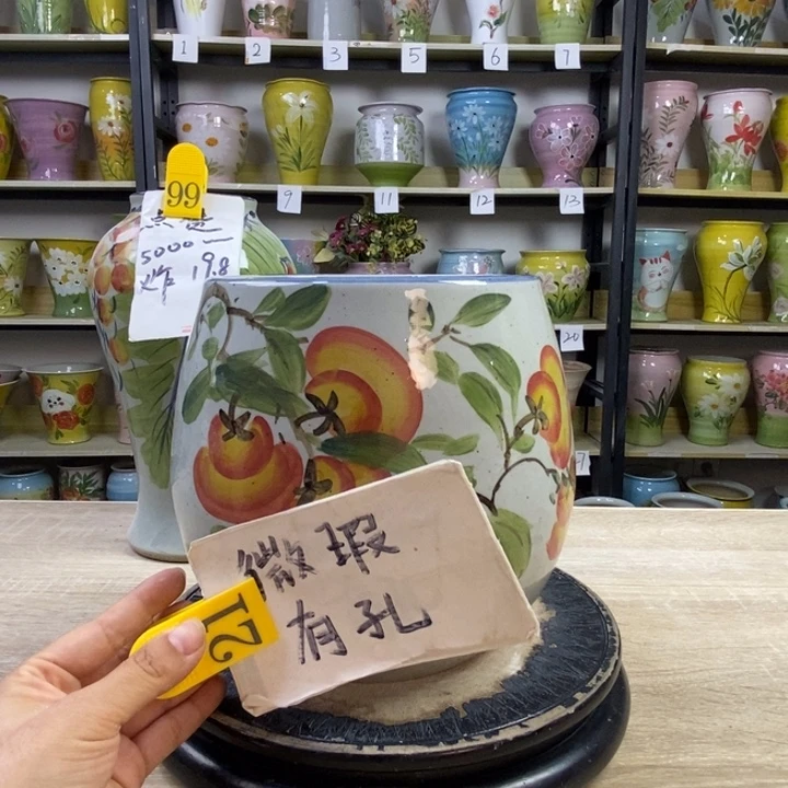 景德镇高温陶瓷花盆