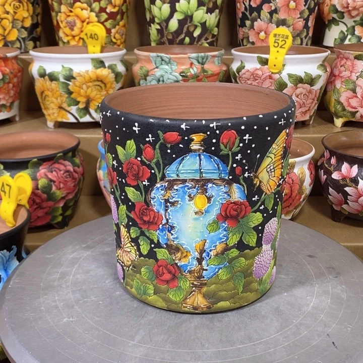 景德镇精品博采美盆15.5/17