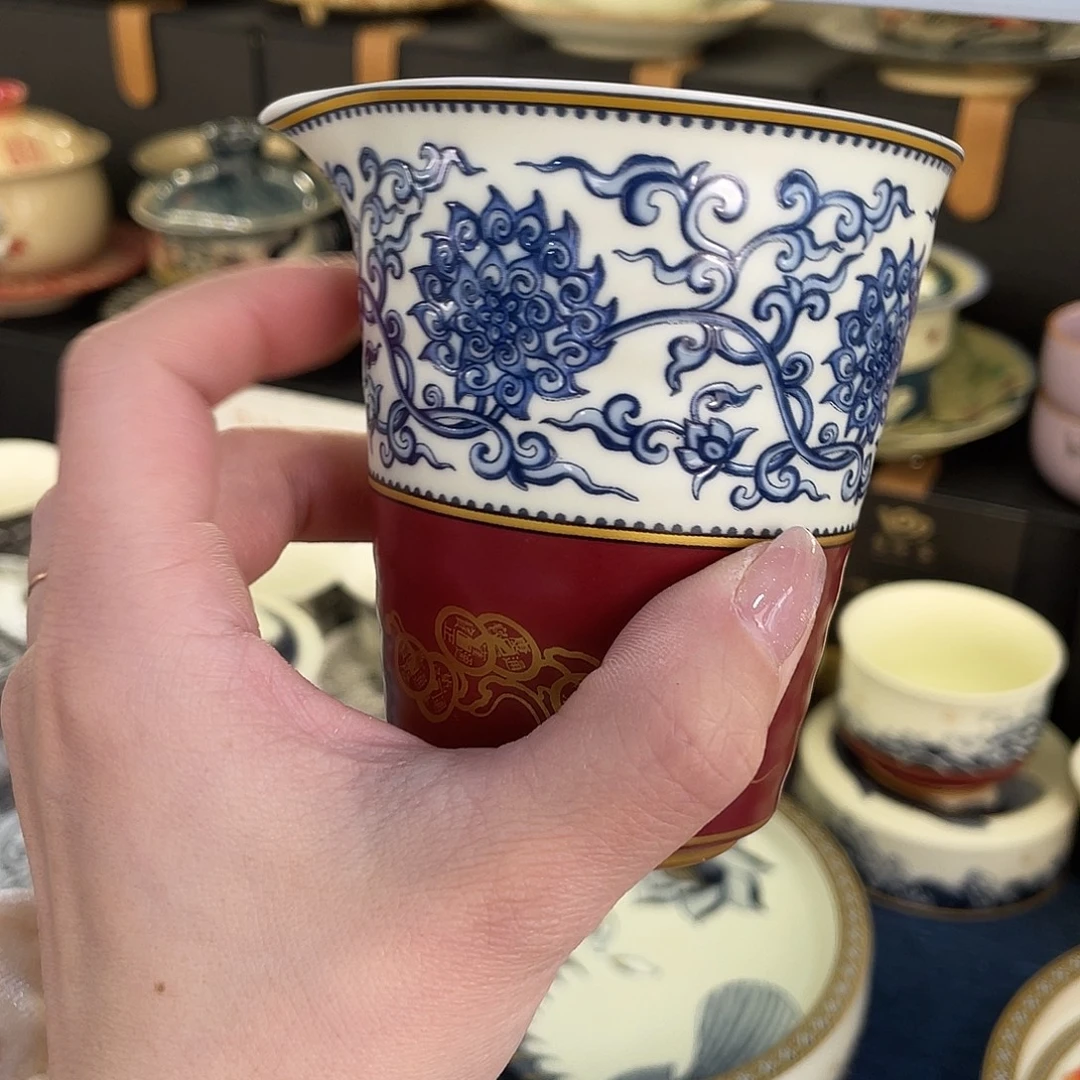 陶景德陶瓷盖碗茶具