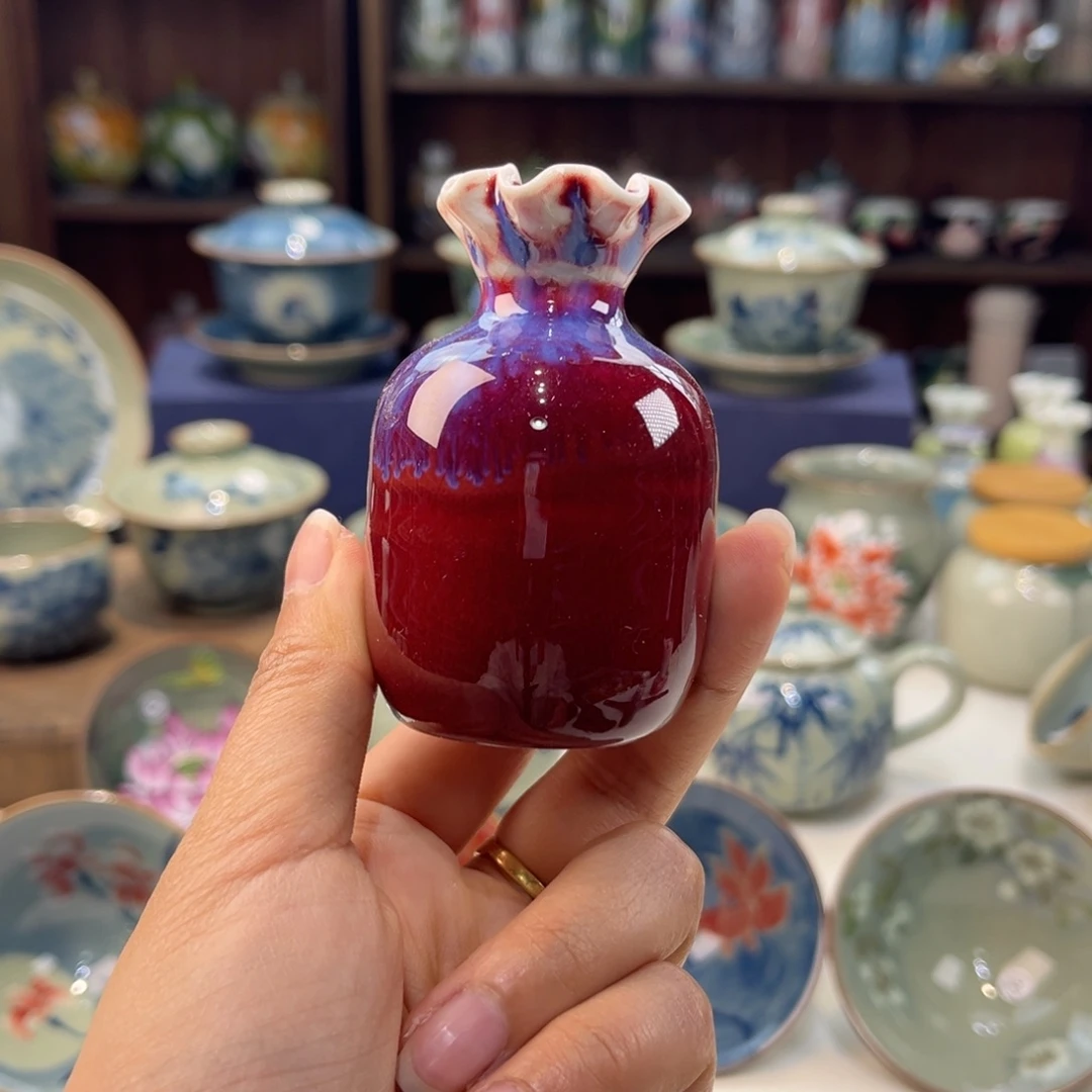 瓷片景德镇手工手绘陶瓷茶具
