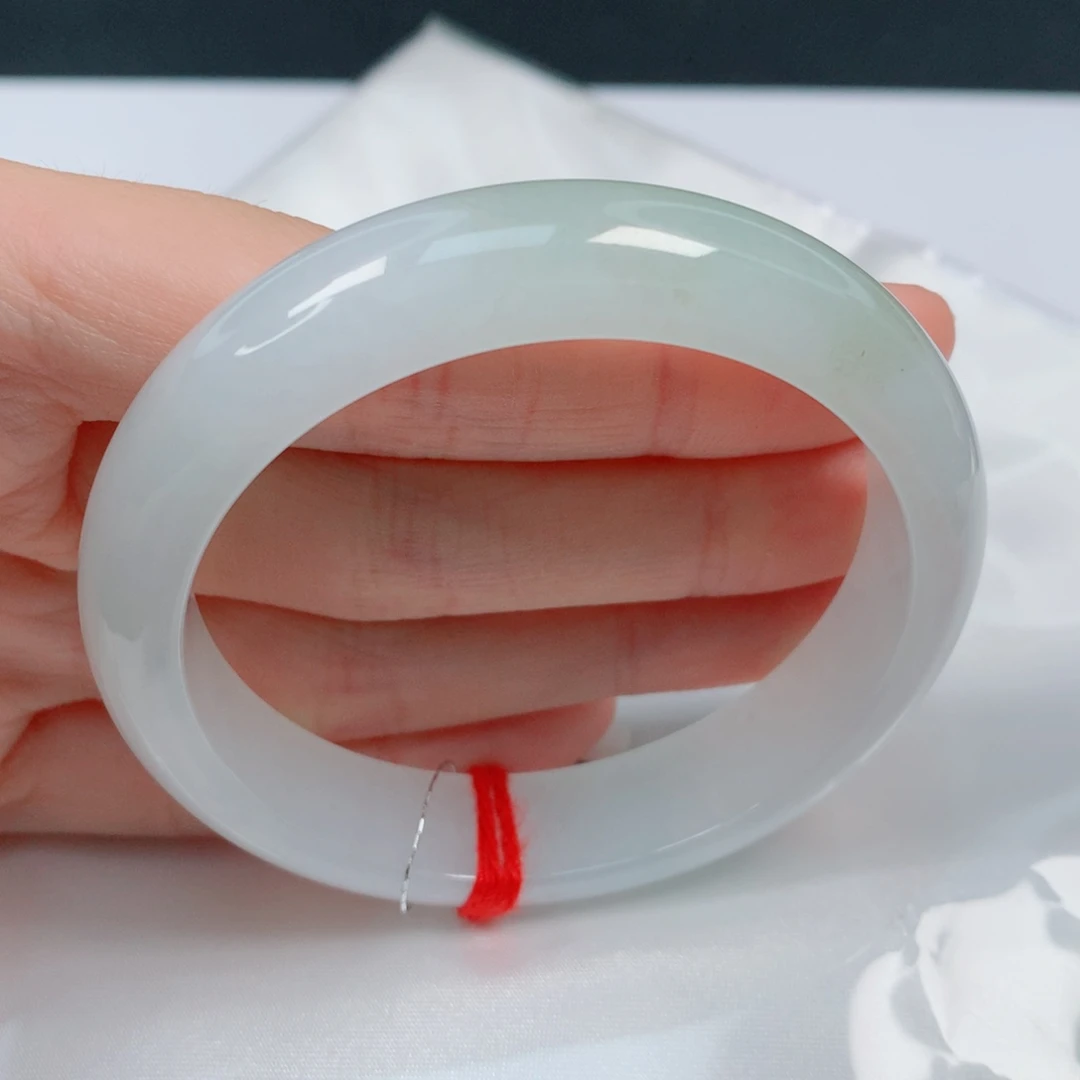 翡翠手镯未镶嵌花***、53.4正圈