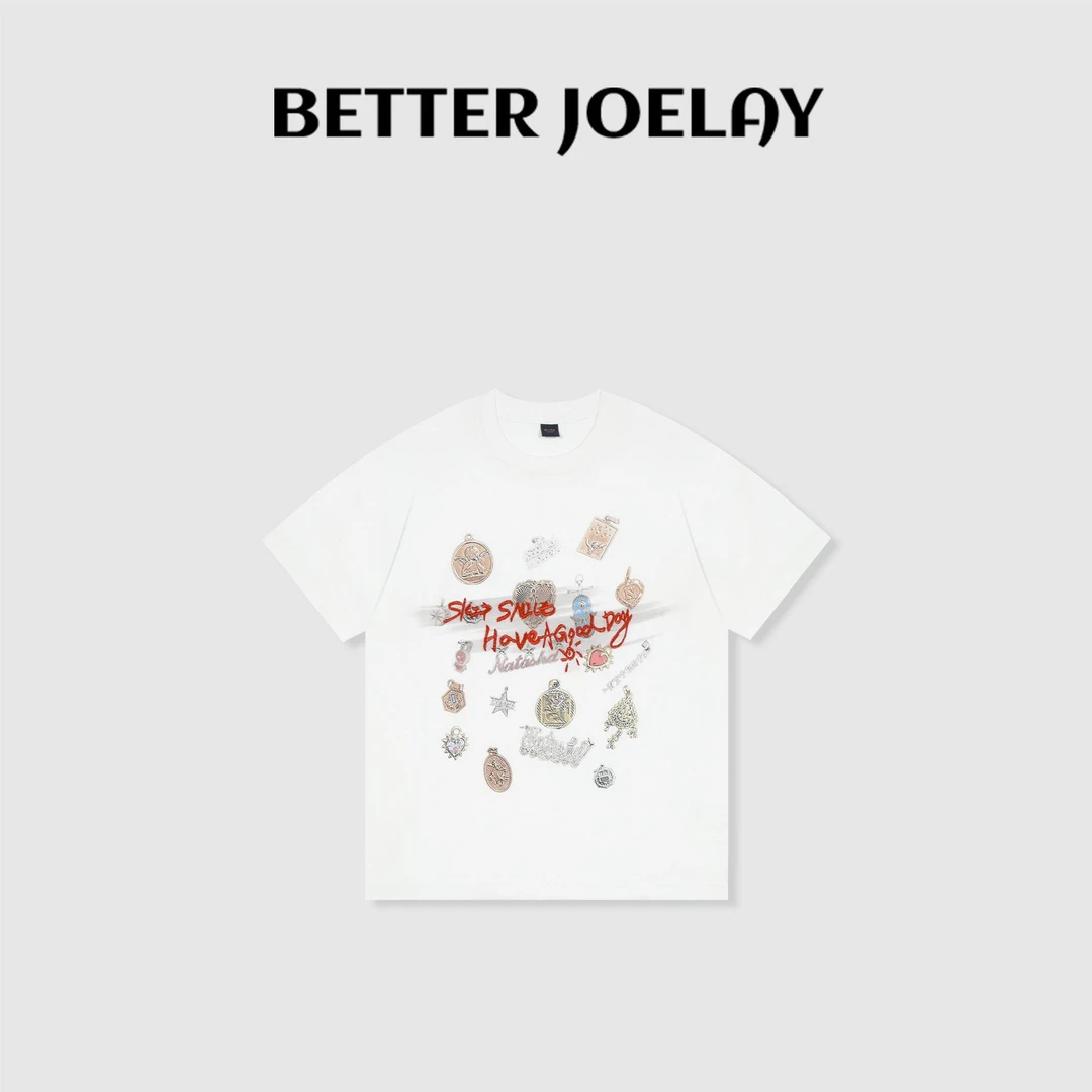 BETTER JOELAY-中版【夹层秘密】时尚可爱百搭短袖T恤休闲风KH3231