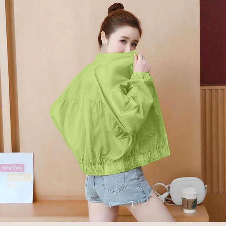 防晒衣女短款外套2025春夏季新款韩版小个子宽松百搭潮休闲防晒衣