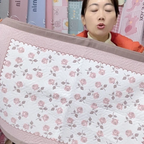 棉特价咖色玫瑰花