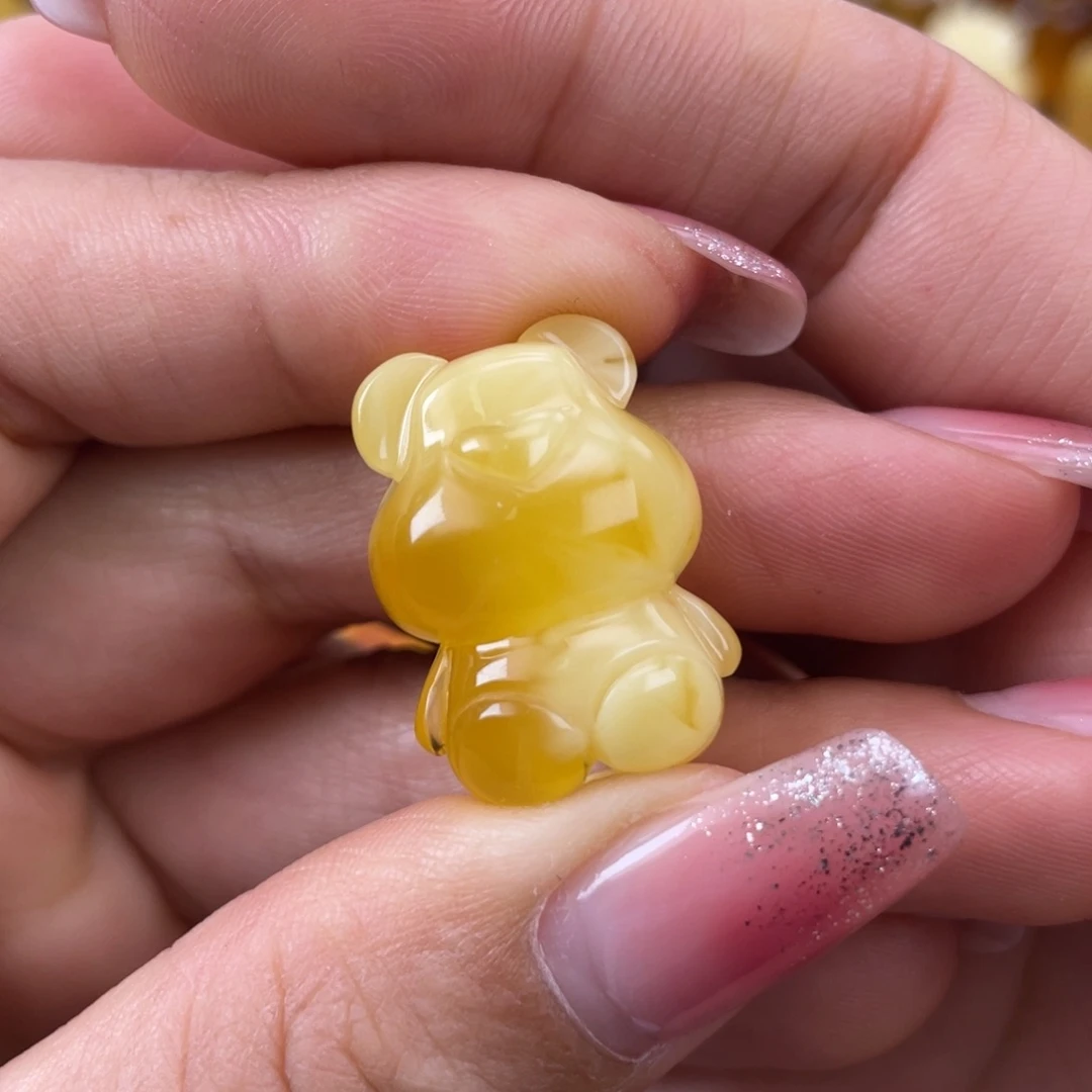 琥珀裸石未镶嵌蜜蜡